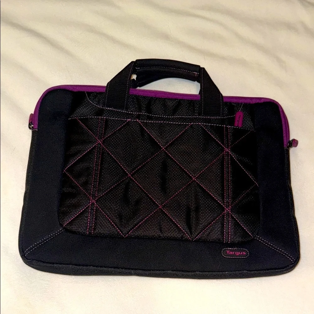 Targus Black and Purple Women's Bag